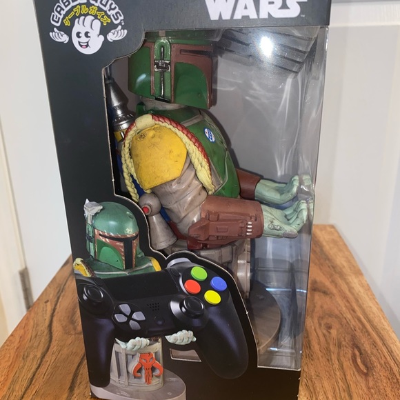 BOBA FETT STAR WARS CONTROLLER / PHONE HOLDER - CABLE GUYS - Picture 2 of 5